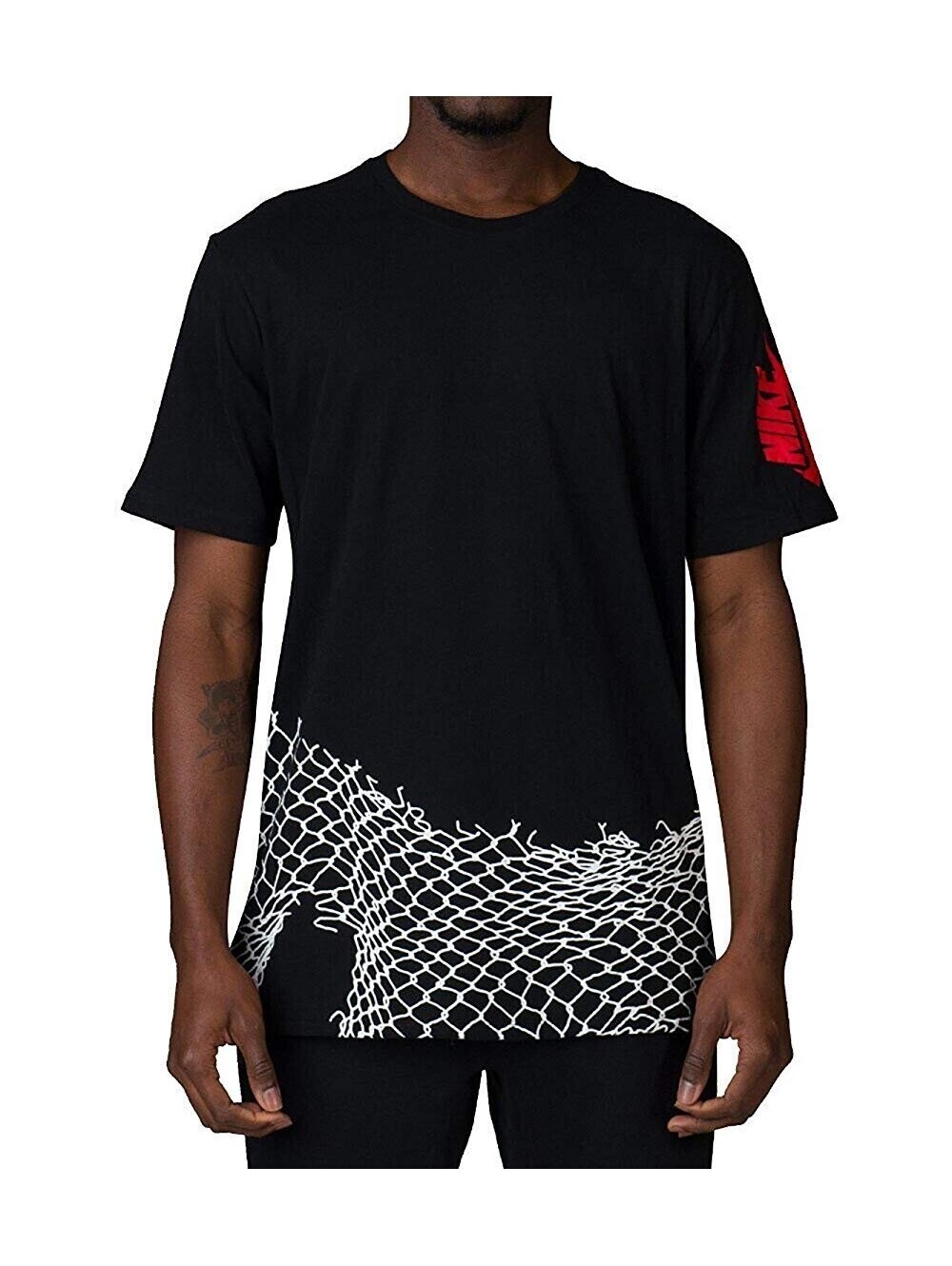 Nike Mens Air Chain Fence Basketball T-Shirt Size L